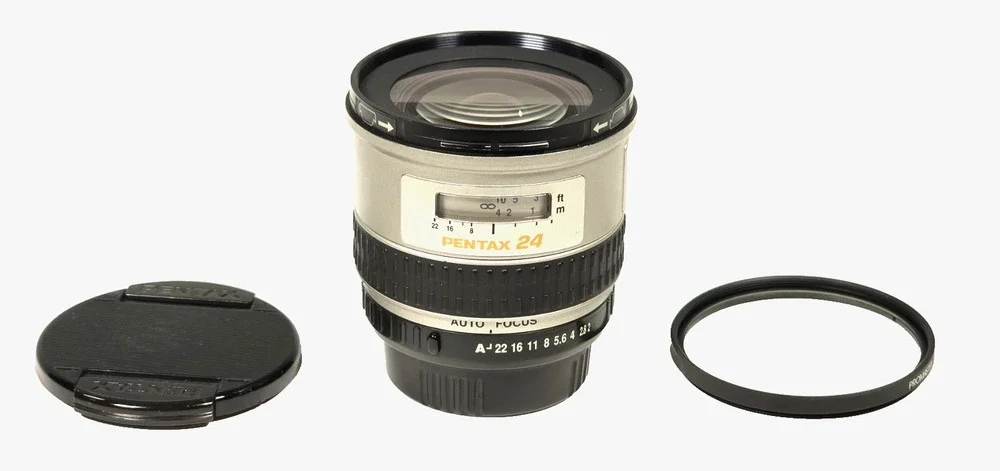 PENTAX FA* SMC 24mm F/2 IF AL Silver Star Series Wide Angle AF Lens Rare Pro